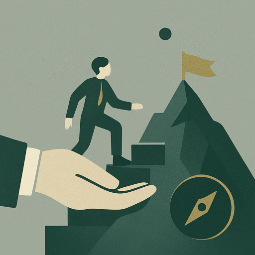 Leadership consulting service icon